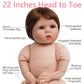Leo-Lifelike Reborn Baby Doll with 2 Outfits