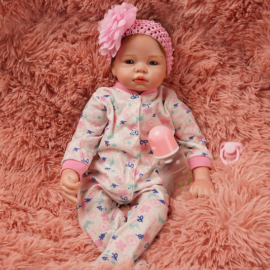 Clara-20 Inch Realistic Reborn weighted pink doll Baby Girl