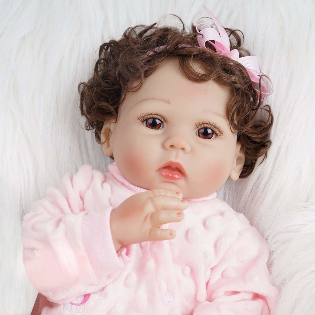 Addy-18 Inches Real Life Reborn Baby Doll Girl Full Silicone Body - Yesteria